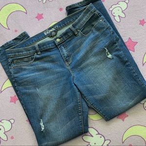 New York & Company Low Rise Skinny Leg Jeans